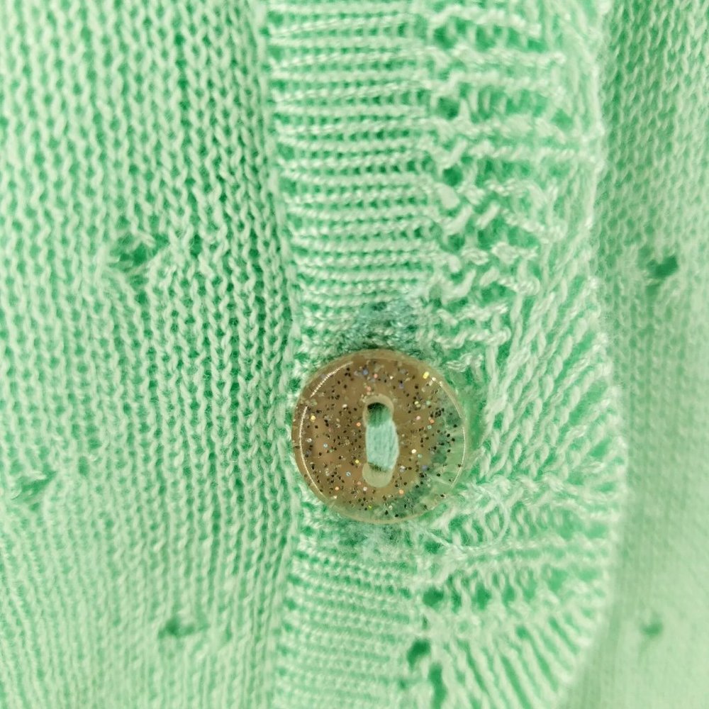 Bundle NWT Short Sleeve Top Blouse Cardigan Teal Green and Yellow S / M / L - Picture 12 of 16